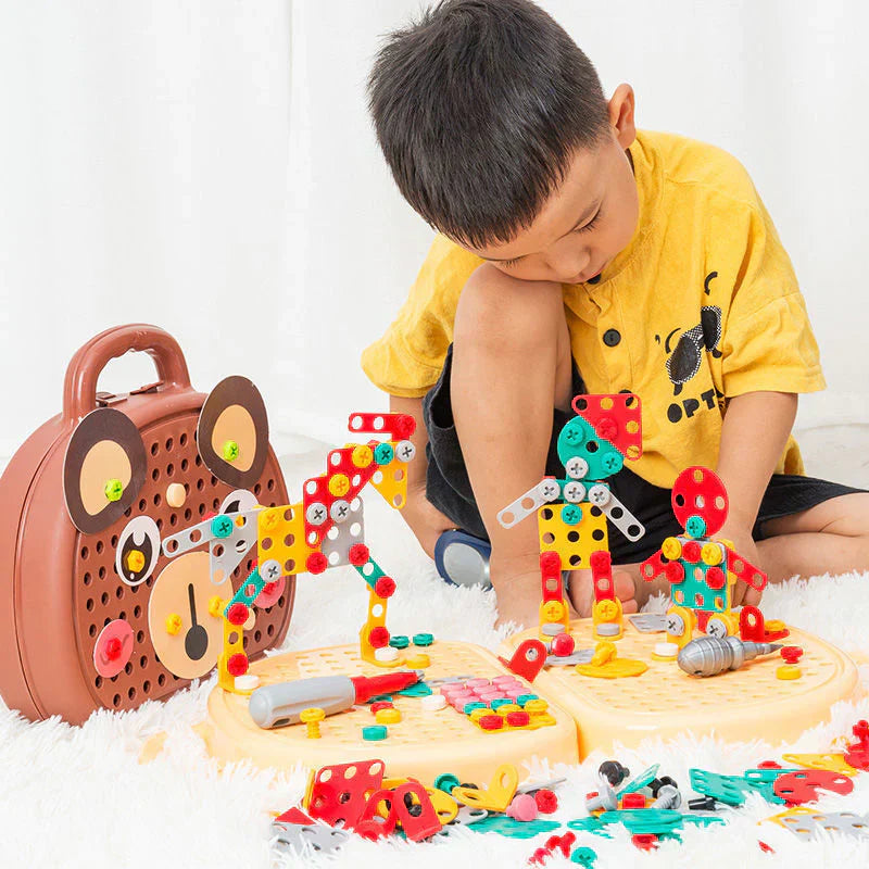 DIY Puzzle Suitcase